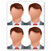 Загран паспорт 3,5Х4,5